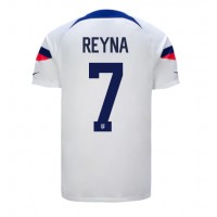 Billiga Förenta staterna Giovanni Reyna #7 Hemma fotbollskläder VM 2022 Kortärmad